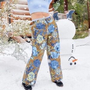 WINTER NWT Aerie Offline Floral Chillside Snow Pants size L